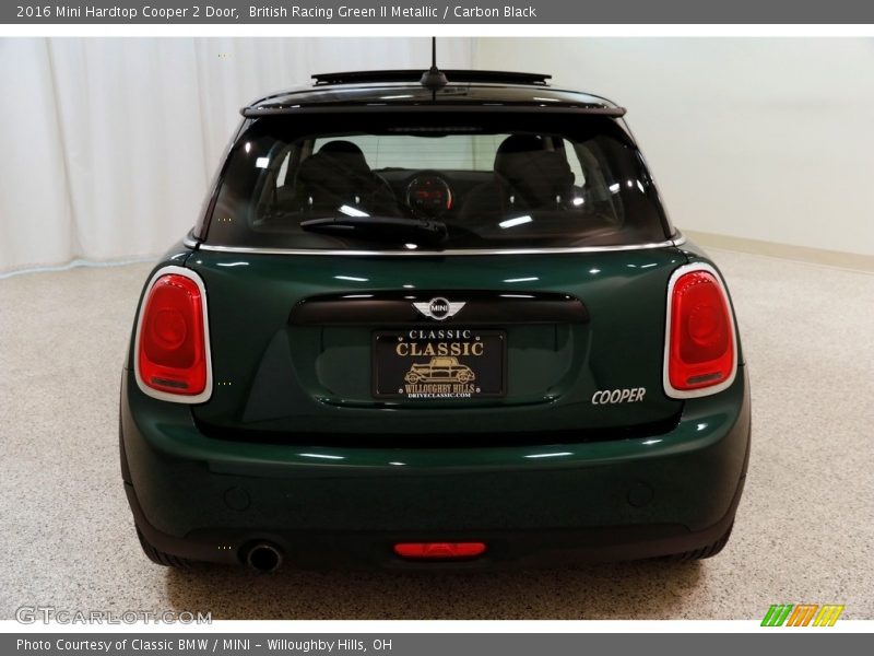 British Racing Green II Metallic / Carbon Black 2016 Mini Hardtop Cooper 2 Door