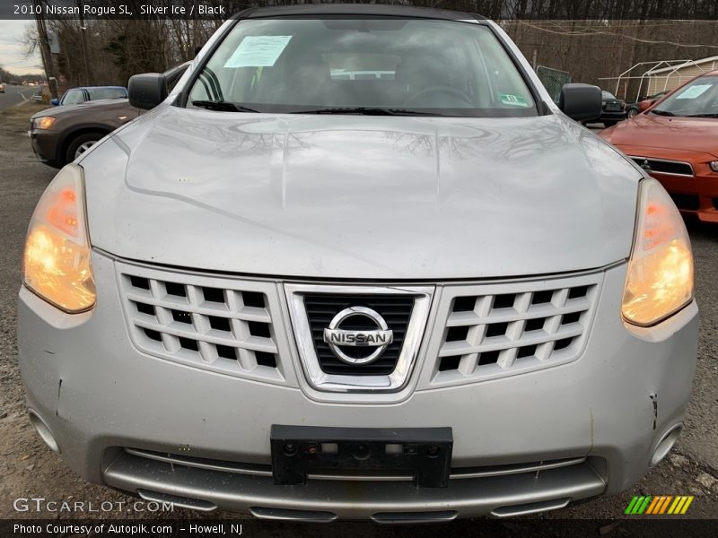 Silver Ice / Black 2010 Nissan Rogue SL