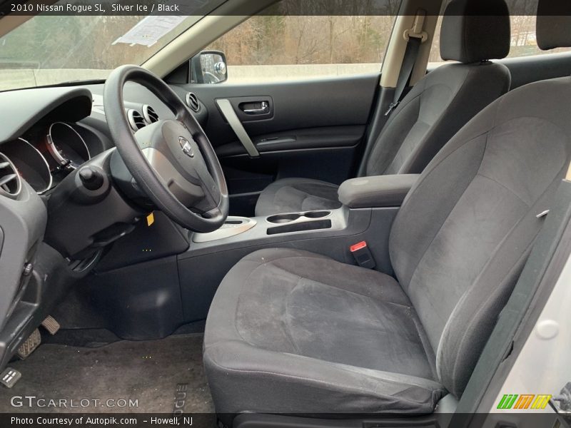 Silver Ice / Black 2010 Nissan Rogue SL