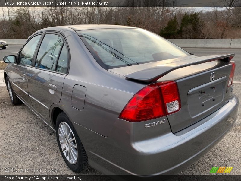 Shoreline Mist Metallic / Gray 2005 Honda Civic EX Sedan