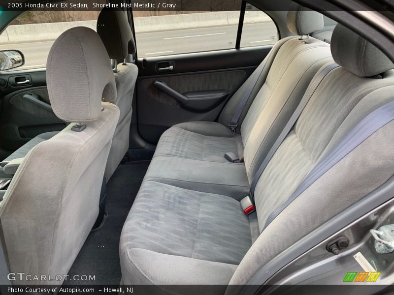 Shoreline Mist Metallic / Gray 2005 Honda Civic EX Sedan