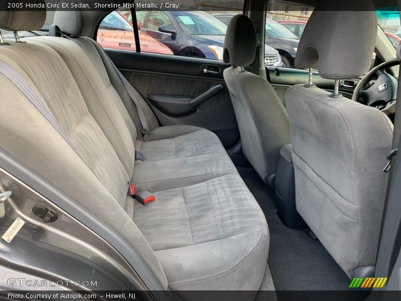 Shoreline Mist Metallic / Gray 2005 Honda Civic EX Sedan