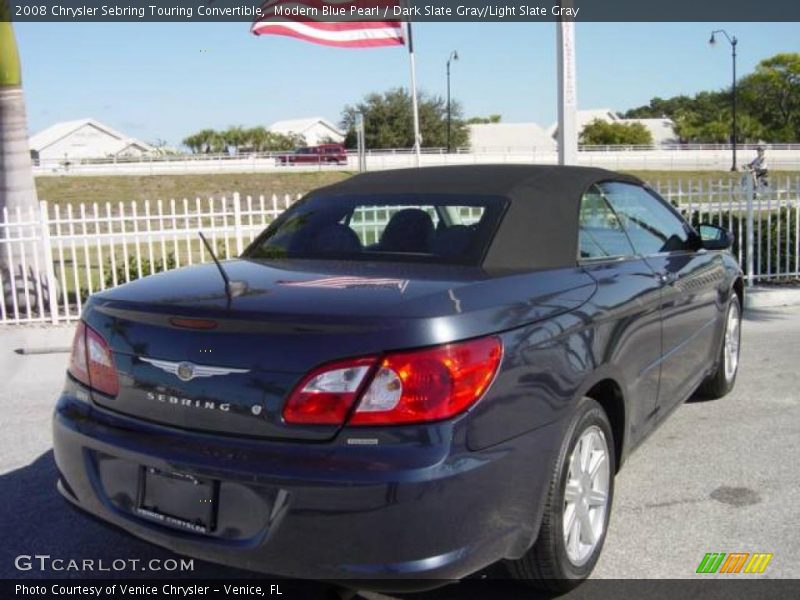 Modern Blue Pearl / Dark Slate Gray/Light Slate Gray 2008 Chrysler Sebring Touring Convertible
