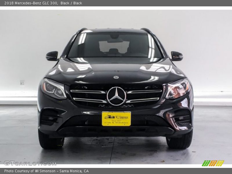Black / Black 2018 Mercedes-Benz GLC 300