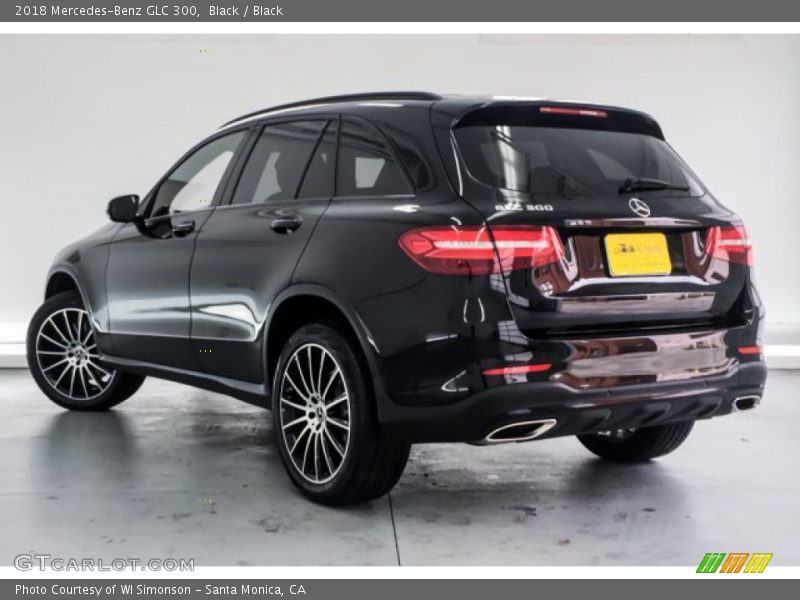 Black / Black 2018 Mercedes-Benz GLC 300