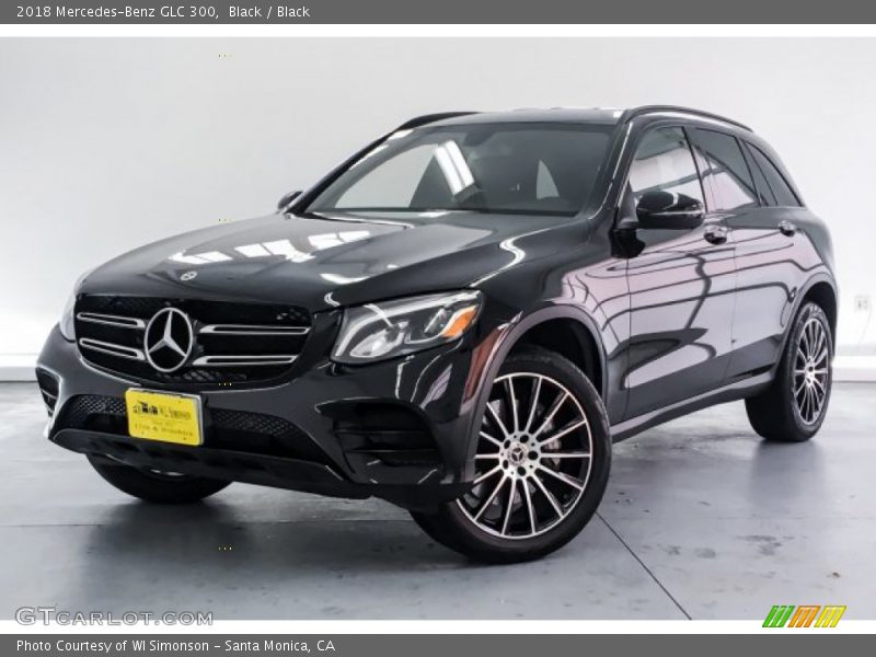 Black / Black 2018 Mercedes-Benz GLC 300