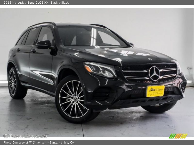Black / Black 2018 Mercedes-Benz GLC 300