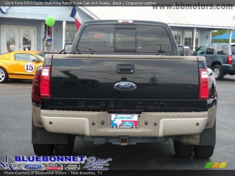 Black / Chaparral Leather 2008 Ford F450 Super Duty King Ranch Crew Cab 4x4 Dually