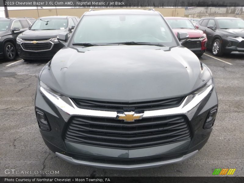Nightfall Metallic / Jet Black 2019 Chevrolet Blazer 3.6L Cloth AWD