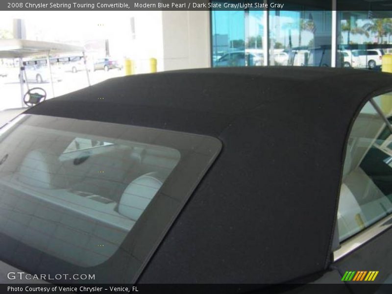 Modern Blue Pearl / Dark Slate Gray/Light Slate Gray 2008 Chrysler Sebring Touring Convertible