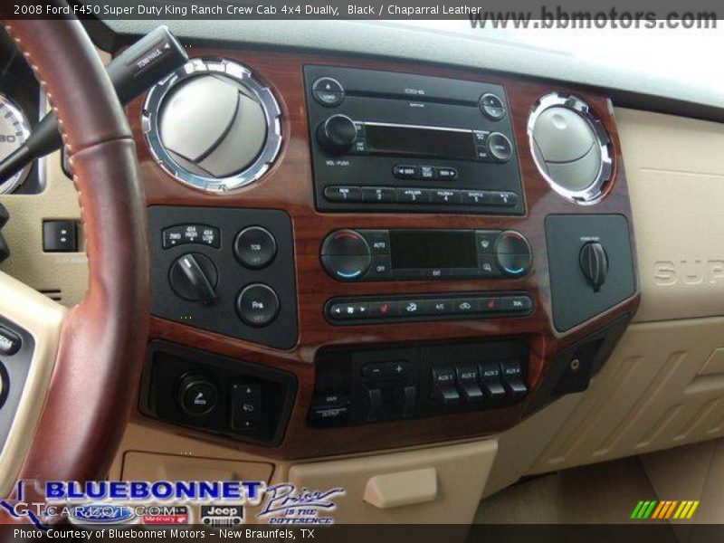 Black / Chaparral Leather 2008 Ford F450 Super Duty King Ranch Crew Cab 4x4 Dually