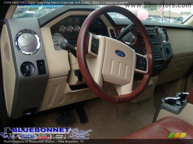 Black / Chaparral Leather 2008 Ford F450 Super Duty King Ranch Crew Cab 4x4 Dually
