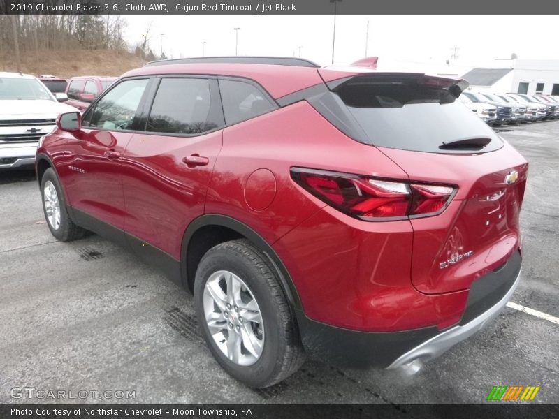 Cajun Red Tintcoat / Jet Black 2019 Chevrolet Blazer 3.6L Cloth AWD