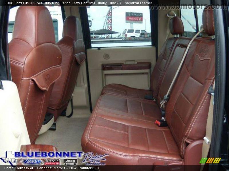 Black / Chaparral Leather 2008 Ford F450 Super Duty King Ranch Crew Cab 4x4 Dually