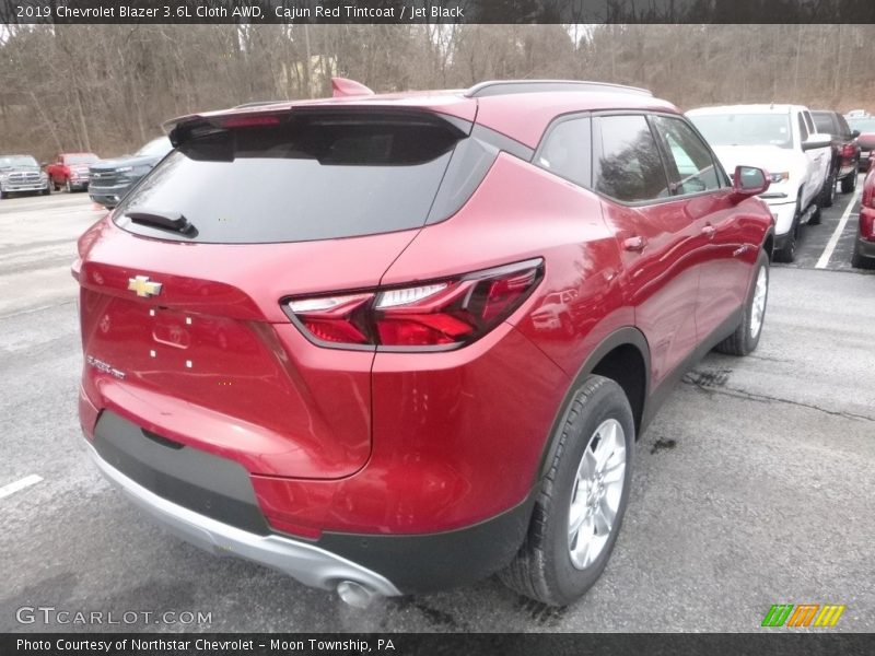 Cajun Red Tintcoat / Jet Black 2019 Chevrolet Blazer 3.6L Cloth AWD