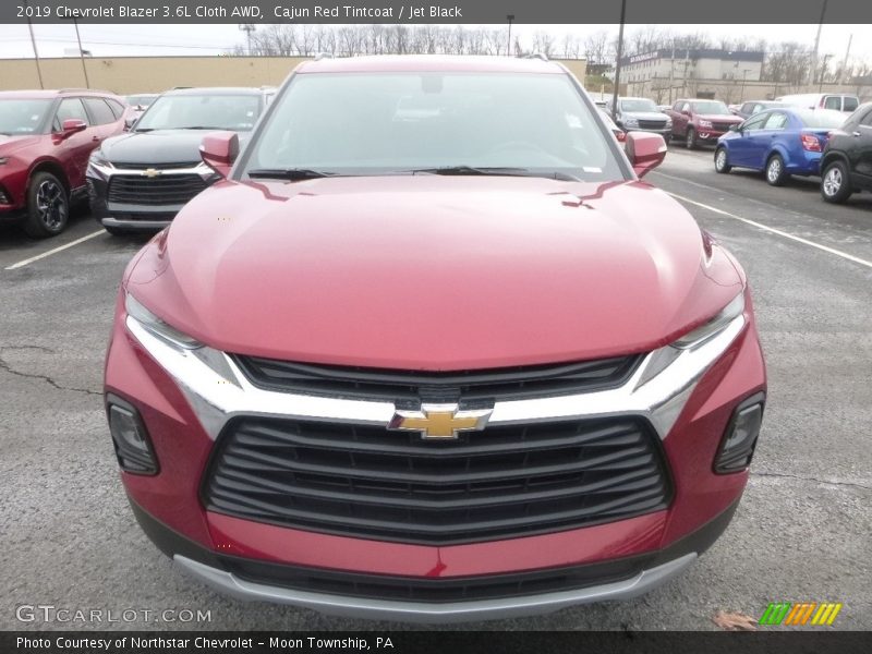 Cajun Red Tintcoat / Jet Black 2019 Chevrolet Blazer 3.6L Cloth AWD