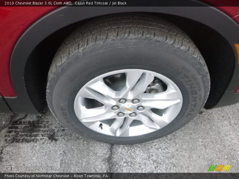 Cajun Red Tintcoat / Jet Black 2019 Chevrolet Blazer 3.6L Cloth AWD