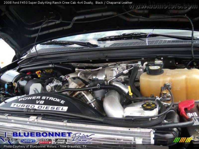 Black / Chaparral Leather 2008 Ford F450 Super Duty King Ranch Crew Cab 4x4 Dually