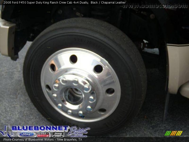 Black / Chaparral Leather 2008 Ford F450 Super Duty King Ranch Crew Cab 4x4 Dually