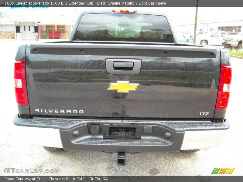 Black Granite Metallic / Light Cashmere 2009 Chevrolet Silverado 1500 LTZ Extended Cab