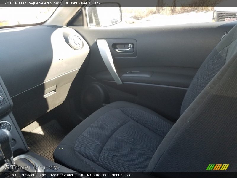 Brilliant Silver / Black 2015 Nissan Rogue Select S AWD