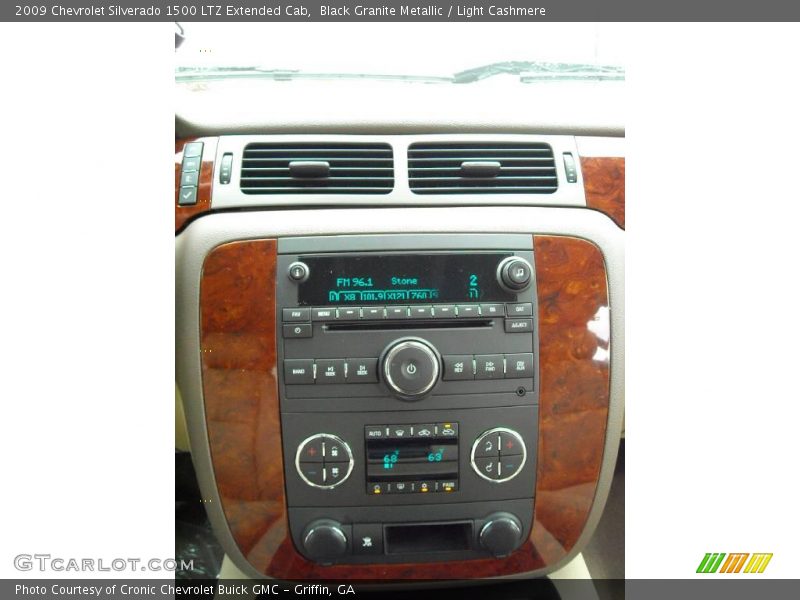 Black Granite Metallic / Light Cashmere 2009 Chevrolet Silverado 1500 LTZ Extended Cab