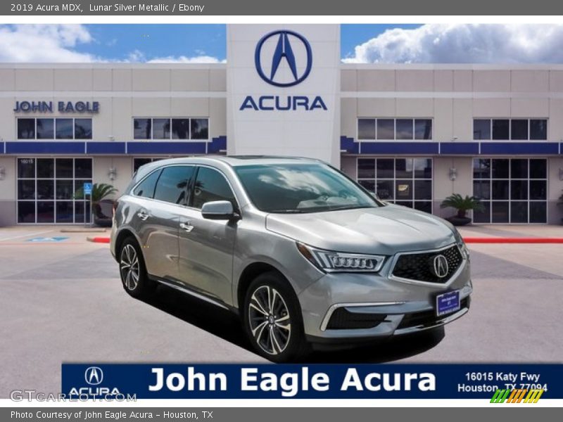 Lunar Silver Metallic / Ebony 2019 Acura MDX