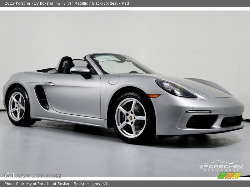 GT Silver Metallic / Black/Bordeaux Red 2019 Porsche 718 Boxster