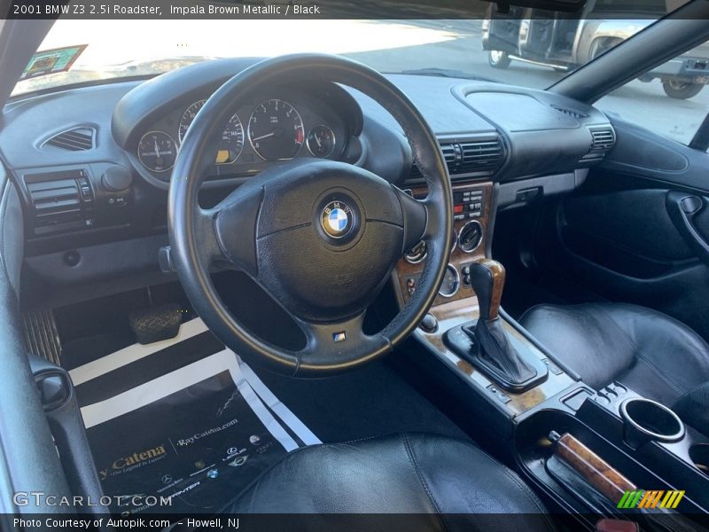 Impala Brown Metallic / Black 2001 BMW Z3 2.5i Roadster