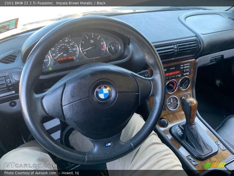 Impala Brown Metallic / Black 2001 BMW Z3 2.5i Roadster