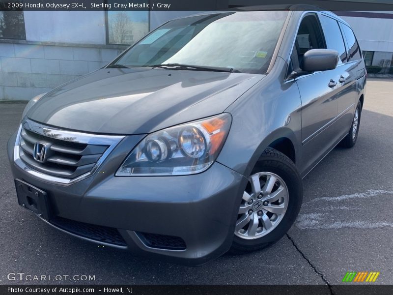 Sterling Gray Metallic / Gray 2009 Honda Odyssey EX-L