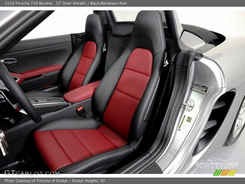 GT Silver Metallic / Black/Bordeaux Red 2019 Porsche 718 Boxster
