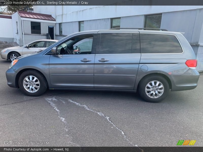 Sterling Gray Metallic / Gray 2009 Honda Odyssey EX-L