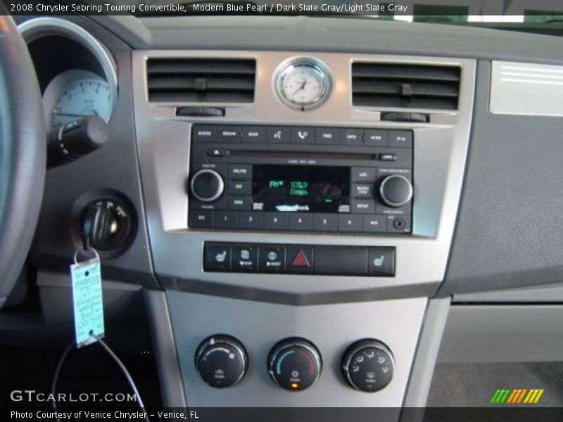 Modern Blue Pearl / Dark Slate Gray/Light Slate Gray 2008 Chrysler Sebring Touring Convertible