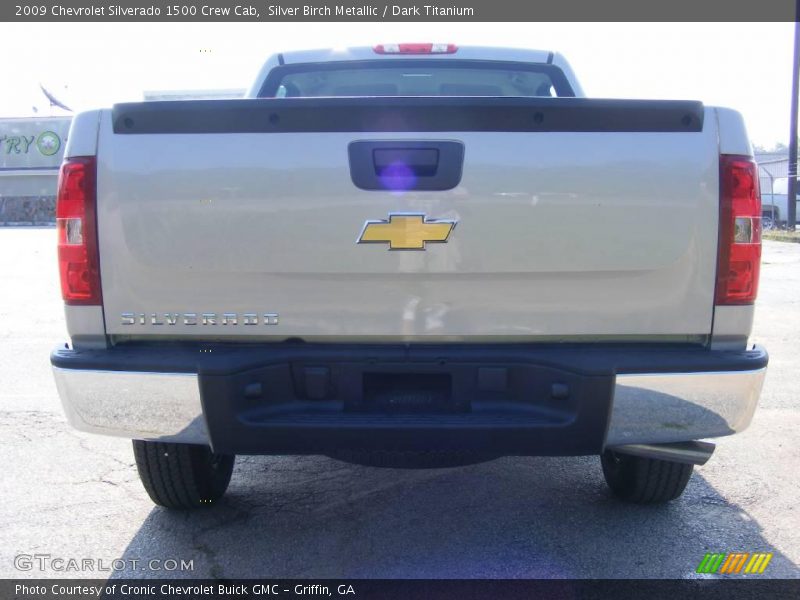 Silver Birch Metallic / Dark Titanium 2009 Chevrolet Silverado 1500 Crew Cab