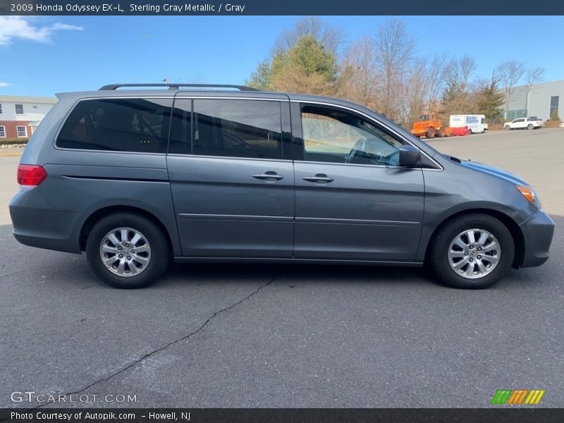 Sterling Gray Metallic / Gray 2009 Honda Odyssey EX-L