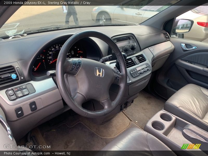 Sterling Gray Metallic / Gray 2009 Honda Odyssey EX-L