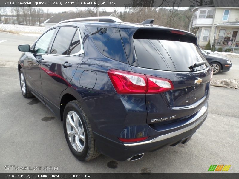 Storm Blue Metallic / Jet Black 2019 Chevrolet Equinox LT AWD