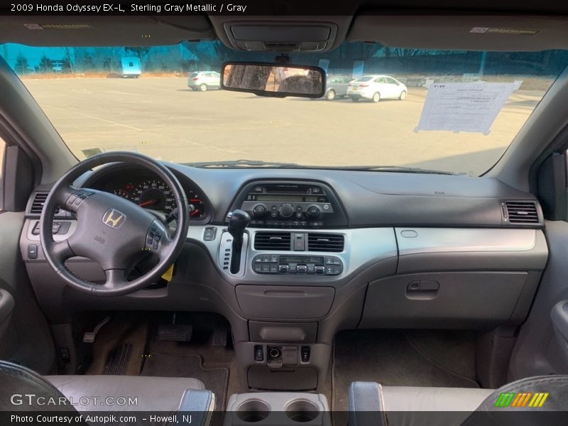 Sterling Gray Metallic / Gray 2009 Honda Odyssey EX-L