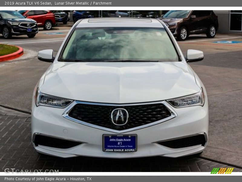Lunar Silver Metallic / Parchment 2019 Acura TLX V6 Sedan