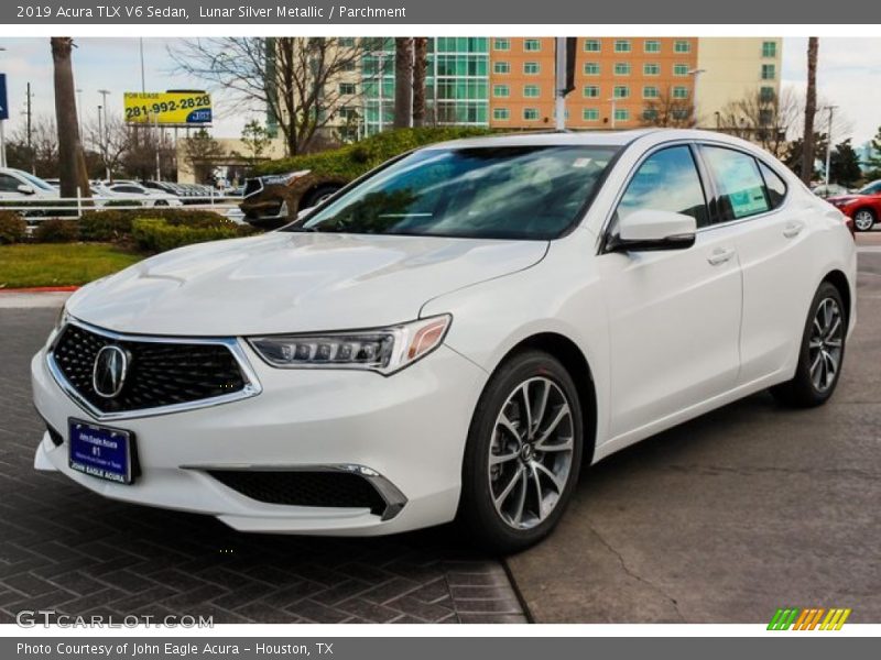Lunar Silver Metallic / Parchment 2019 Acura TLX V6 Sedan