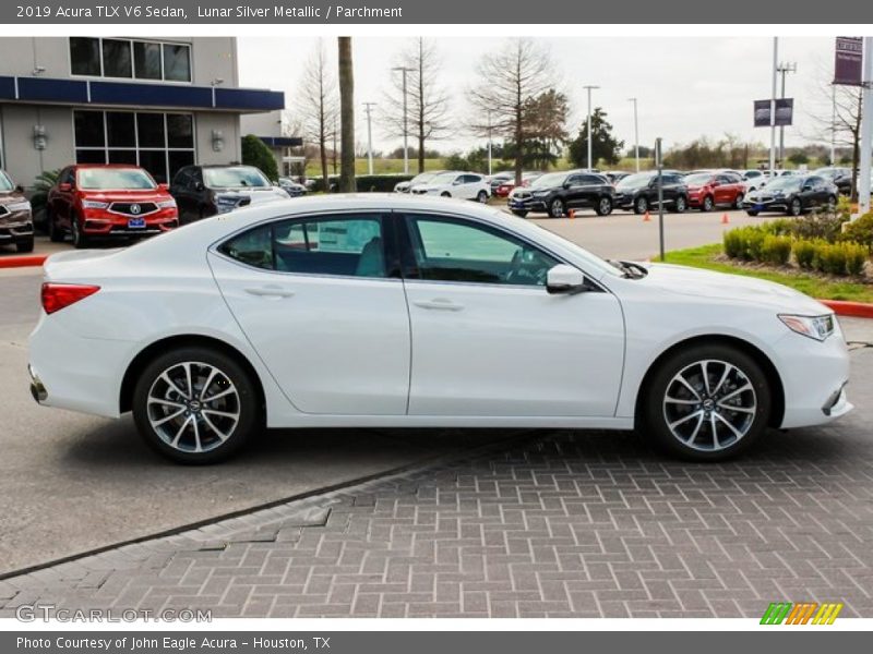 Lunar Silver Metallic / Parchment 2019 Acura TLX V6 Sedan