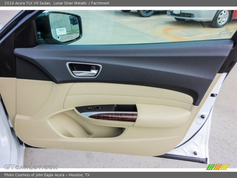 Lunar Silver Metallic / Parchment 2019 Acura TLX V6 Sedan
