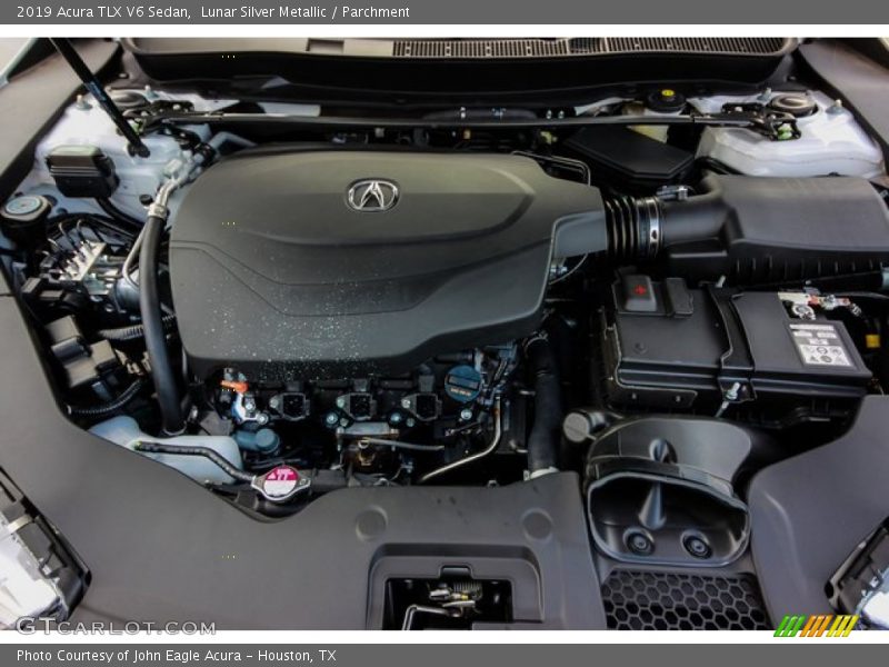 Lunar Silver Metallic / Parchment 2019 Acura TLX V6 Sedan