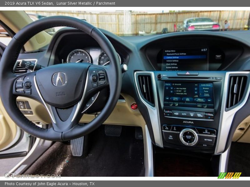Lunar Silver Metallic / Parchment 2019 Acura TLX V6 Sedan
