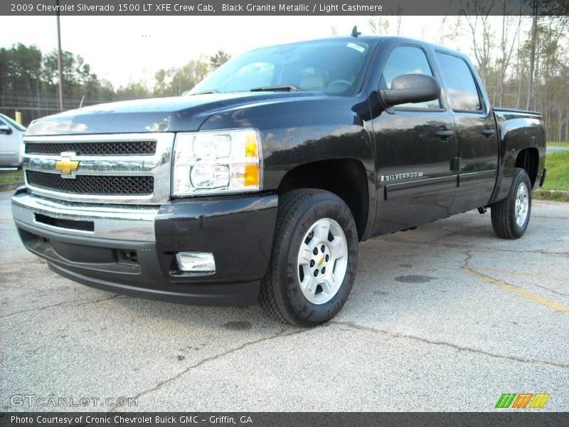 Black Granite Metallic / Light Cashmere 2009 Chevrolet Silverado 1500 LT XFE Crew Cab