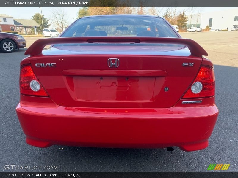 Rallye Red / Black 2005 Honda Civic EX Coupe