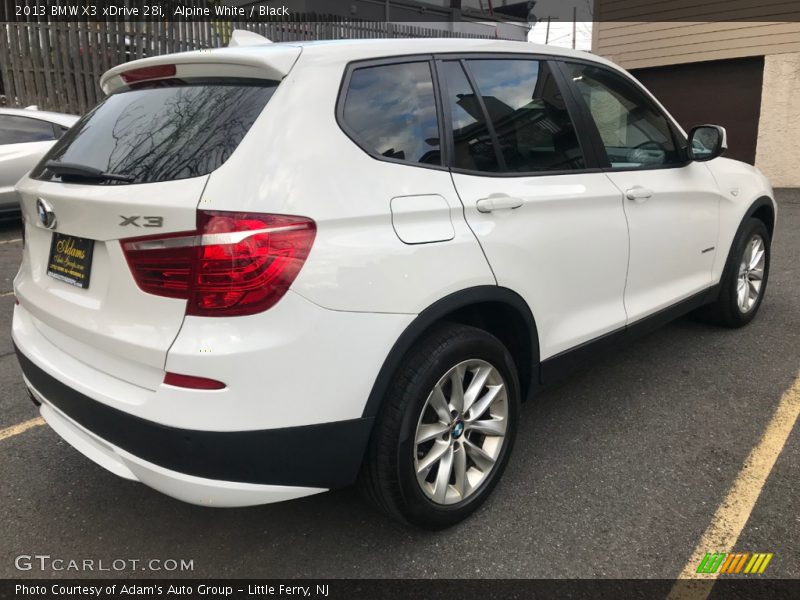 Alpine White / Black 2013 BMW X3 xDrive 28i