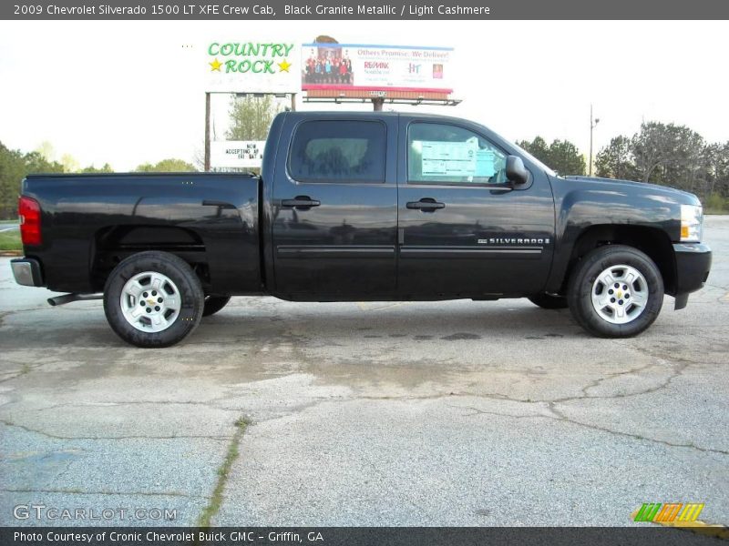 Black Granite Metallic / Light Cashmere 2009 Chevrolet Silverado 1500 LT XFE Crew Cab