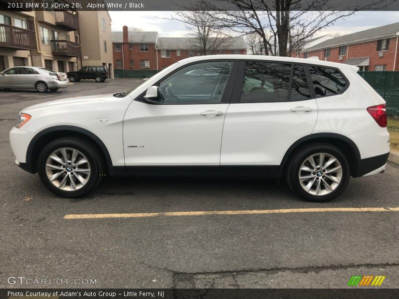 Alpine White / Black 2013 BMW X3 xDrive 28i